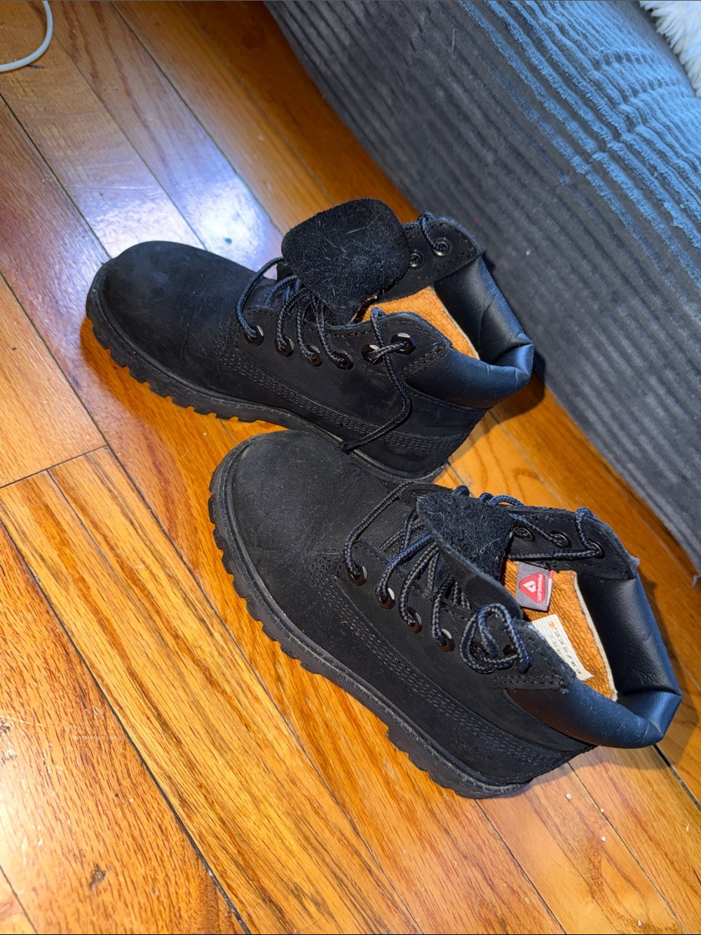 Timberland Black Suede Ankle Work Boots
